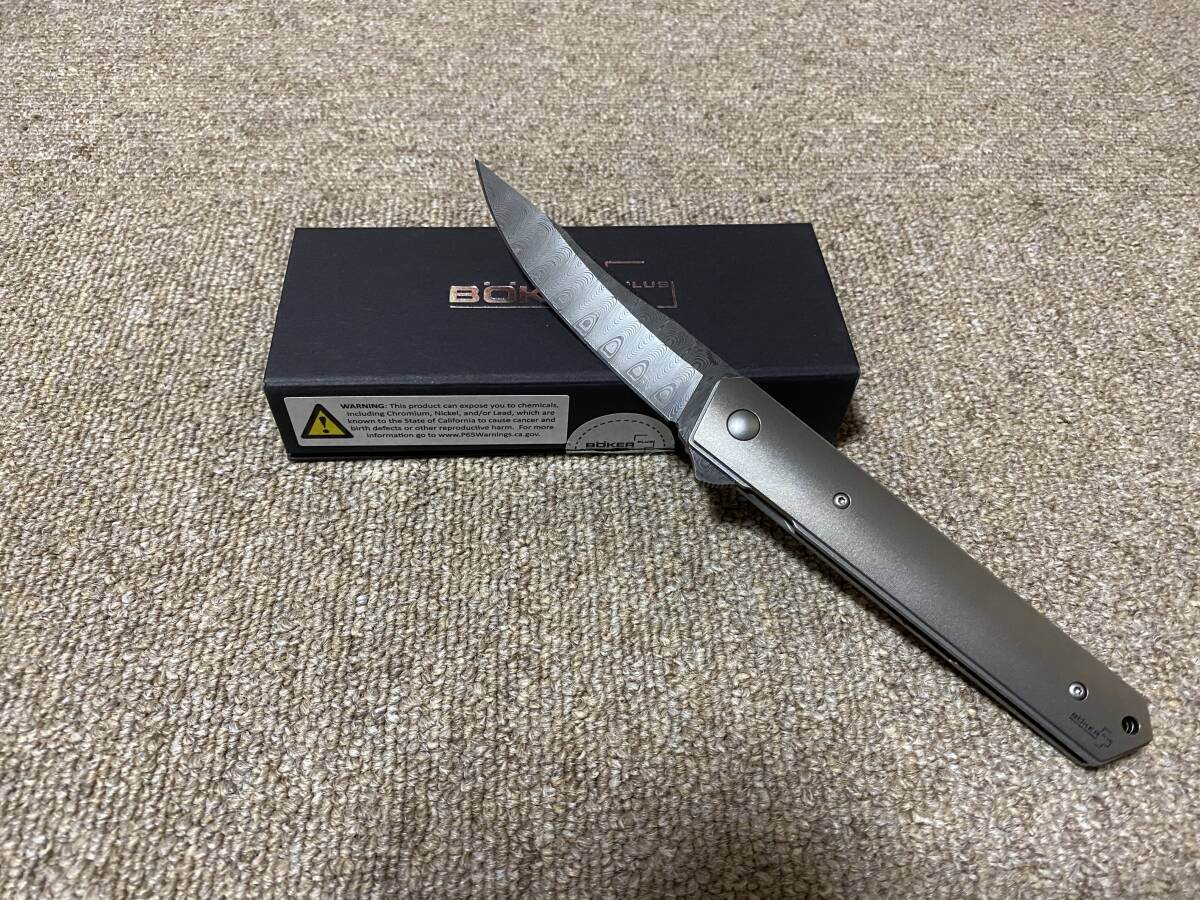 Boker Plus Burnley Kwaiken ダマスカス フォールディングナイフ