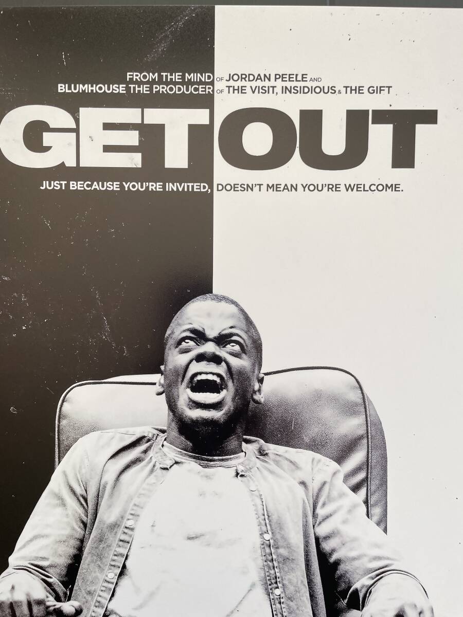 UK версия постер [geto* наружный ](Get Out)* Daniel *ka Roo ya/ Jordan *pi-ru