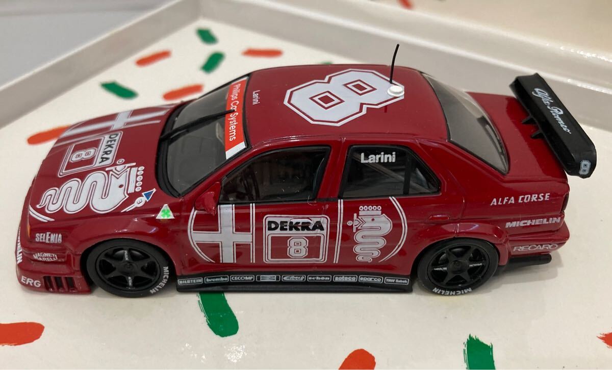 ミニチャンプス 限定品1/43 AlfaRomeo 155 V6 Ti DTM 1993 champion N. Lanini アルファロメオ
