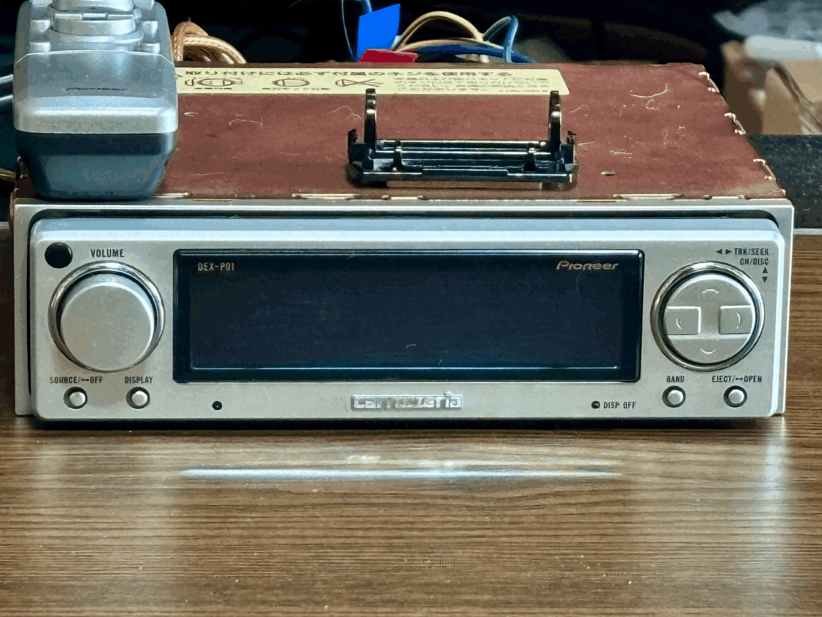  быстрое решение конечная цена Pioneer CD/ тюнер основной элемент DEX-P01 дистанционный пульт, кабель есть 