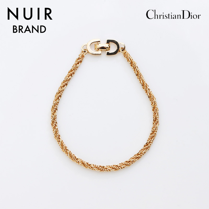 クリスチャンディオール Christian Dior ブレスレット チェーン ゴールド