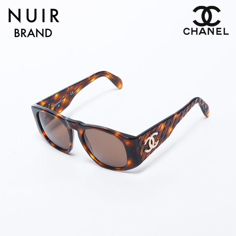 シャネル CHANEL サングラス ココマーク マトラッセ ブラウン