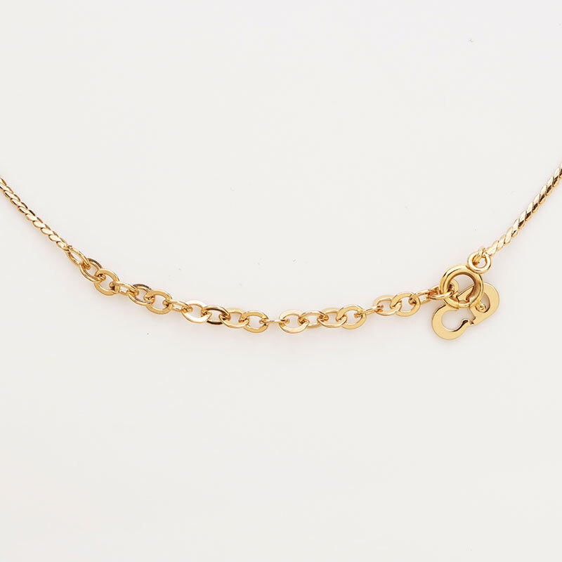  Christian Dior Christian Dior колье стразы Gold 