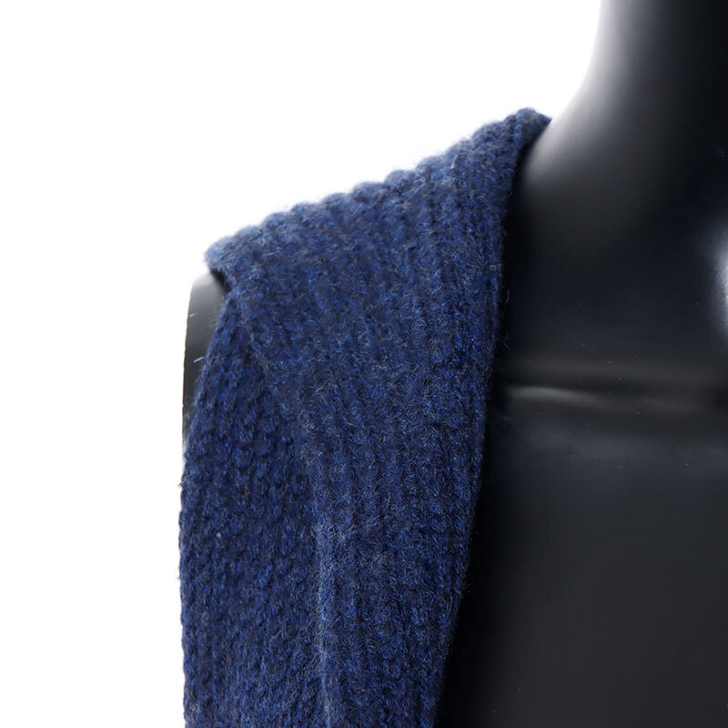 シャネル CHANEL ワンピース 08C カシミア Size:36 2008年 ノースリーブ ネイビー