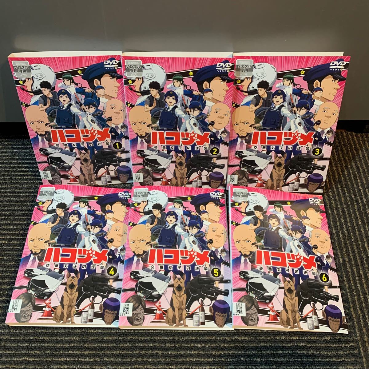 ハコヅメ 交番女子の逆襲 DVD 全6巻 全巻セット レンタル落ち アニメ ハコヅメ 交番女子の逆襲 DVD 全6巻 全巻セット レンタル落ち アニメ