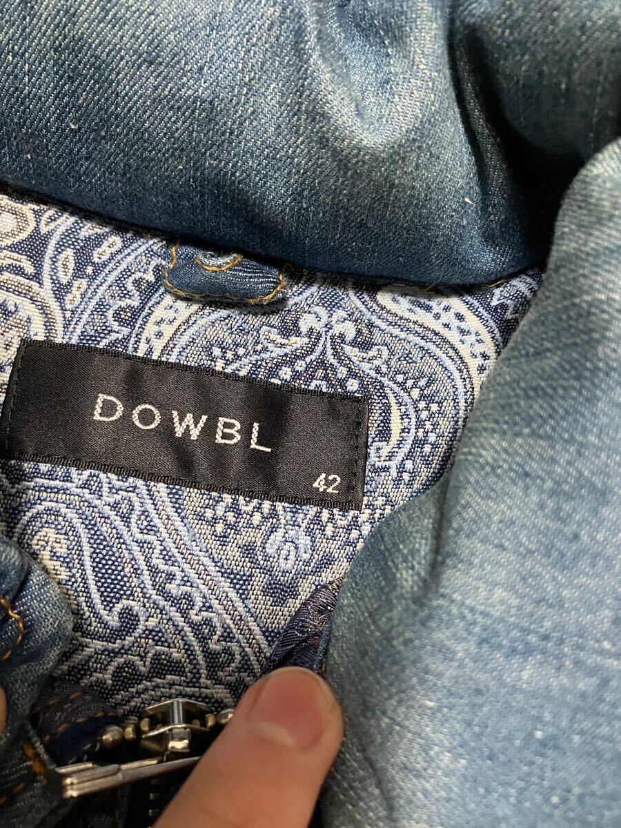 dowbl ダブル デニムダウンジャケット　サイズ42_画像6