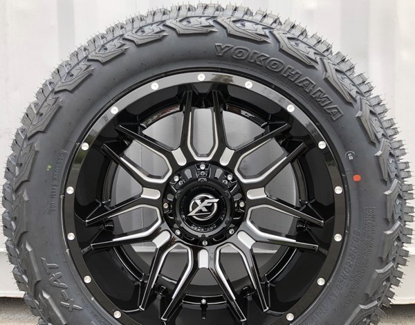 20x10J エクスペディション RAPTOR XF OFFROAD XF222 20インチマッドタイヤホイールセット YOKOHAMA GEOLANDAR X-AT 285/55R20 33x12.50R20