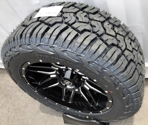 20x10J タホ ユーコン デナリ XF OFFROAD XF222 20インチマッドタイヤホイールセット YOKOHAMA GEOLANDAR X-AT 285/55R20 33x12.50R20