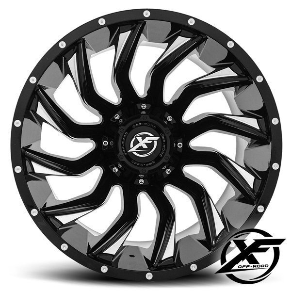 20x10J アバランチ シルバラード XF OFFROAD XF224 20インチマッドタイヤホイールセット YOKOHAMA GEOLANDAR X-AT 285/55R20 33x12.50R20