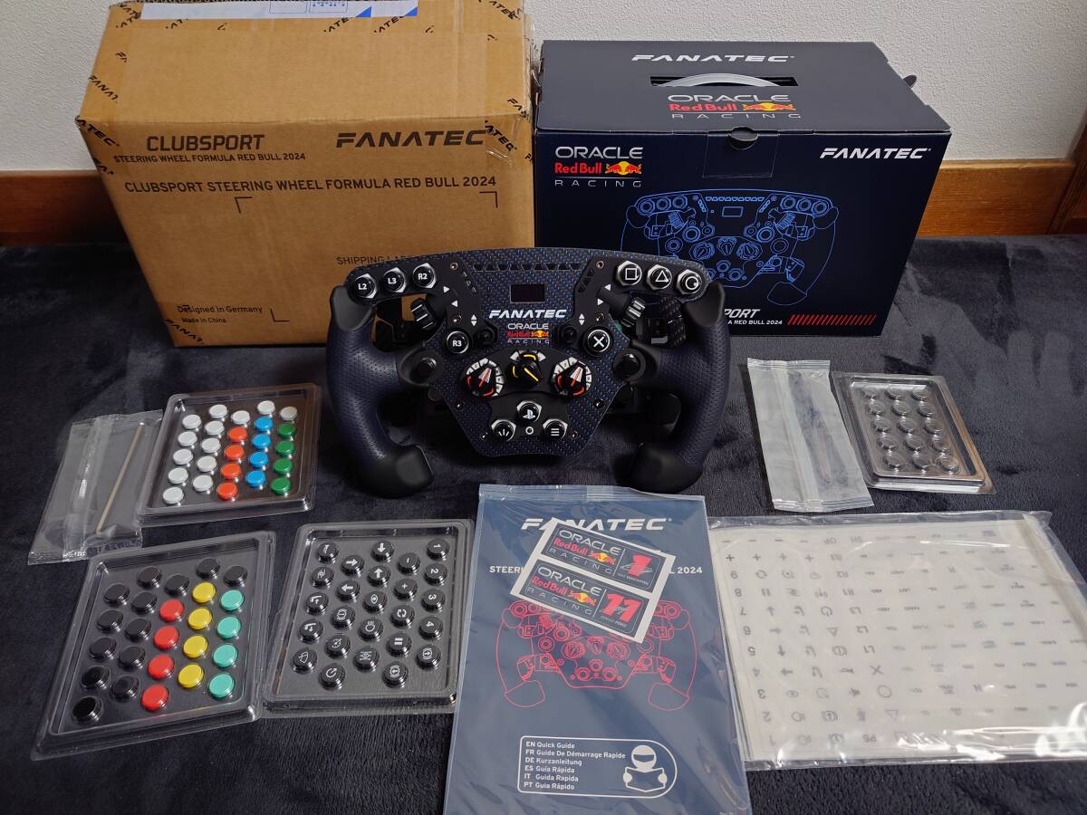 FANATEC ClubSport Steering Wheel Formula Oracle Red Bull Racing 2024【限定品】