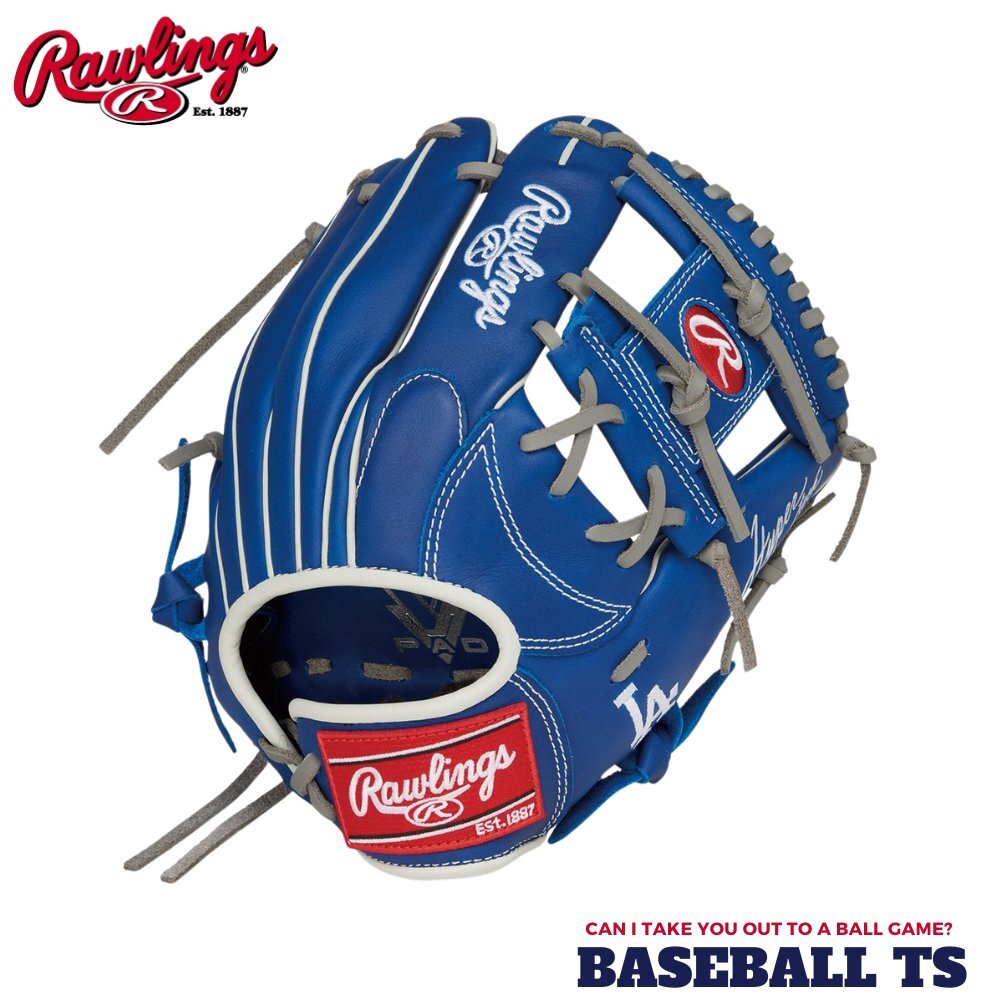 ローリングス 少年用軟式グラブ GJ5HTMN6L オールラウンド Lサイズ ドジャース MLB
