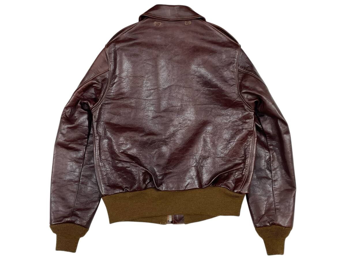 未使用品 40 BUZZ RICKSON'S BR80423 TYPE A-2 ROUGHWEAR CLOTHING CO. バズリクソンズ フライトジャケット 365th FIGHTER GROUP 実名復(fù)刻