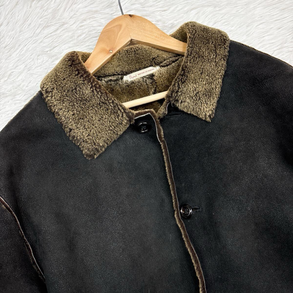 定価65万!!!美品L(50)サイズ!!!】PAPAS パパス 最高級 リアル 定価65万!!!美品L(50)サイズ!!!】PAPAS パパス 最高級 リアル