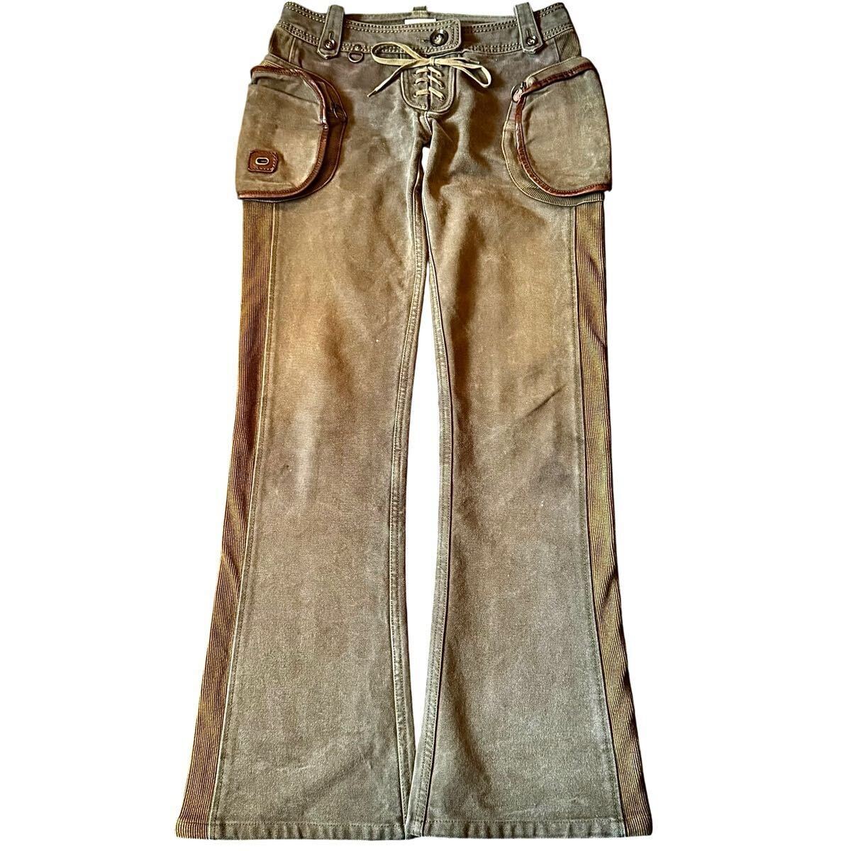SHARE SPIRIT Archive Boot Cut Flare Cargo Pants シェアー SHARE SPIRIT Archive Boot Cut Flare Cargo Pants シェアー