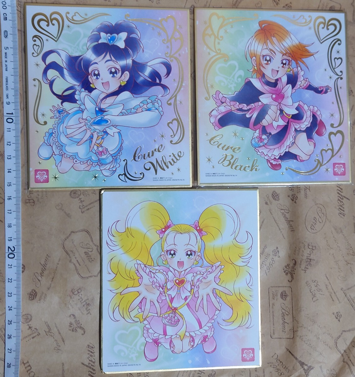 キュアブラック キュアホワイト シャイニールミナス ふたりはプリキュア MaxHeart 色紙 アート art