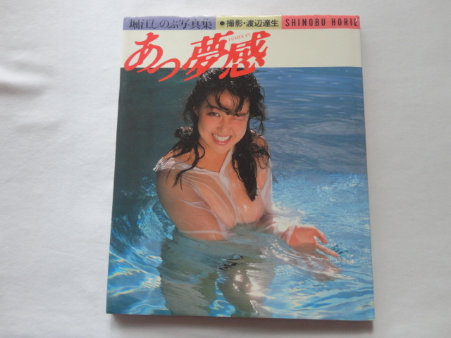 ポスター付き『あっ夢感』堀江しのぶ写真集 撮影渡辺達生 昭和 ポスター付き『あっ夢感』堀江しのぶ写真集 撮影渡辺達生 昭和