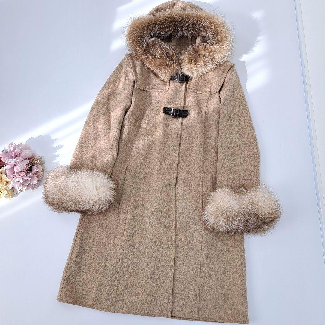 フォクシー 】カシミヤ100%ロングコート フォクシー 】カシミヤ100%ロングコート