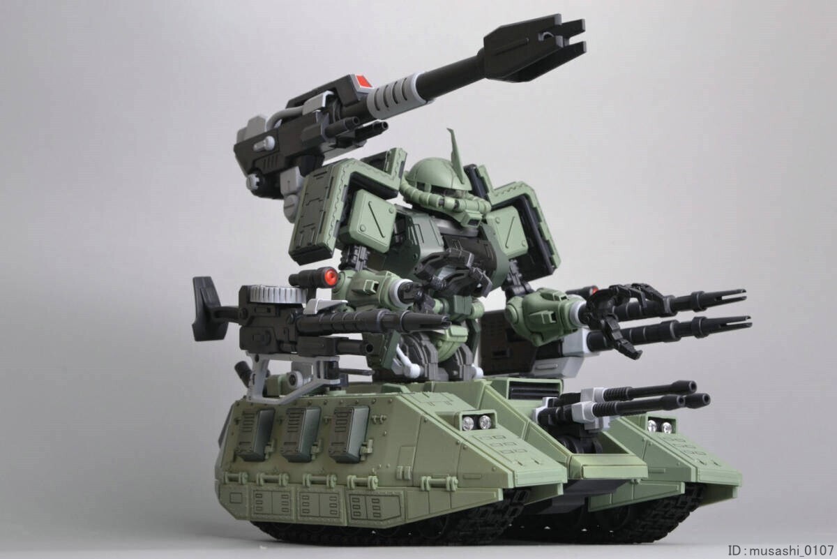 MOTOR KING 1/100 MG ザクタンク LED付属 　プラモデル　未組立新品
