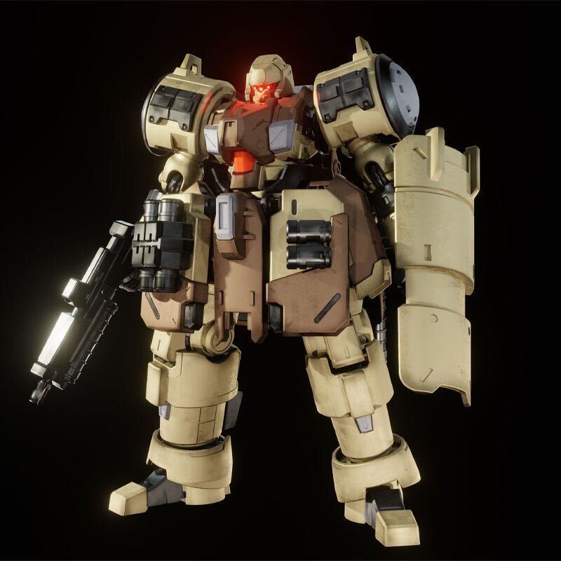 【酋長大陸】1/144 ZAROV ザロフ 砂漠配色Ver. 水転写デカール付き 組立式プラモデル