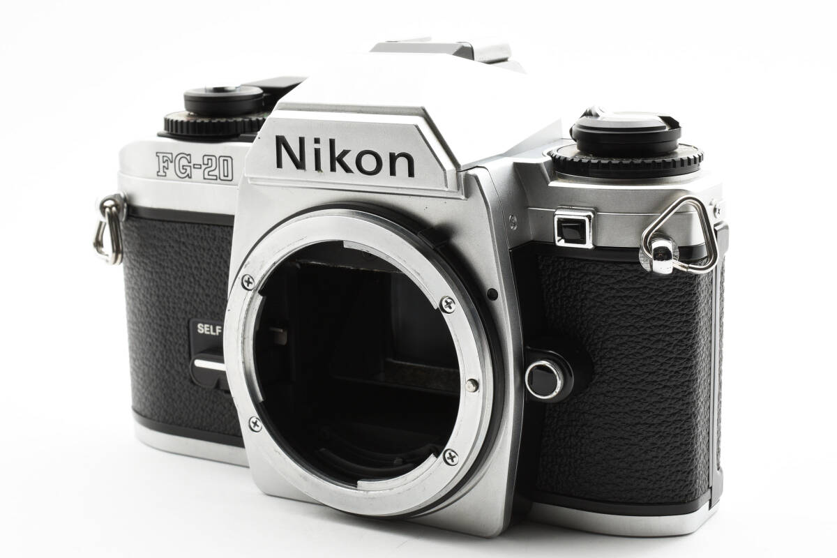 美品◇ Nikon ニコン FG-20 シルバーボディ カメラ、光学機器 美品◇ Nikon ニコン FG-20 シルバーボディ カメラ、光学機器
