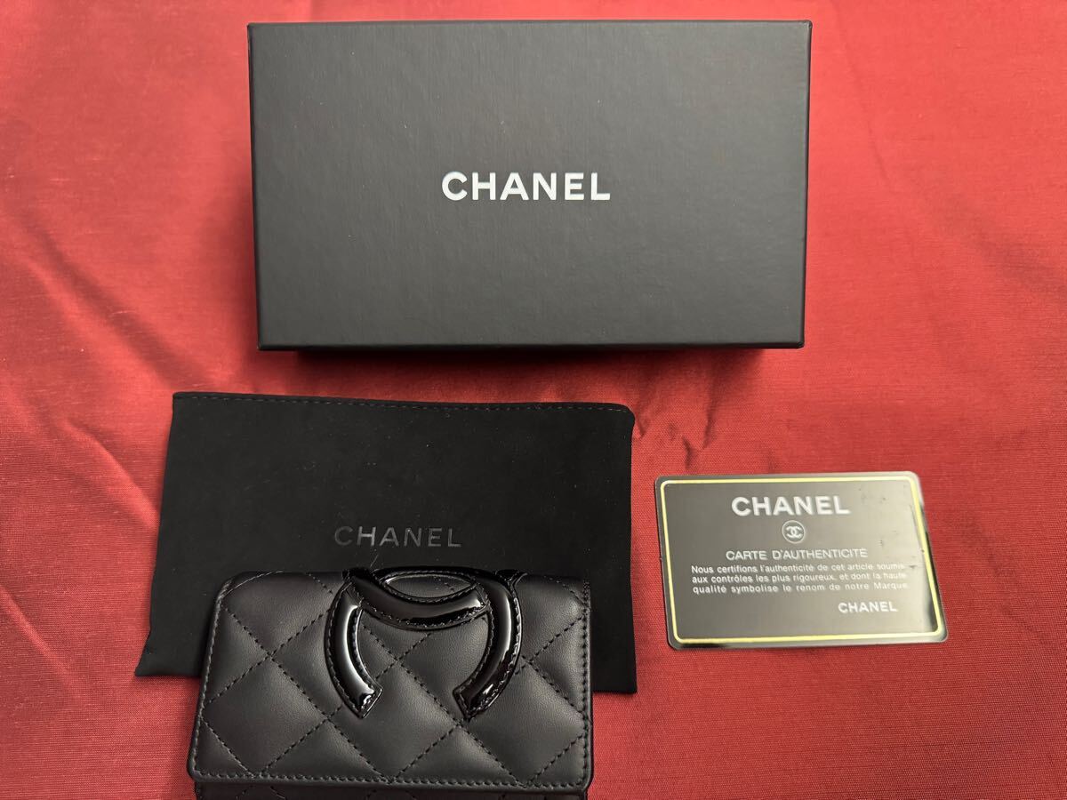 【希少】 未使用 CHANEL シャネル　カンボンライン　キーケース_画像1