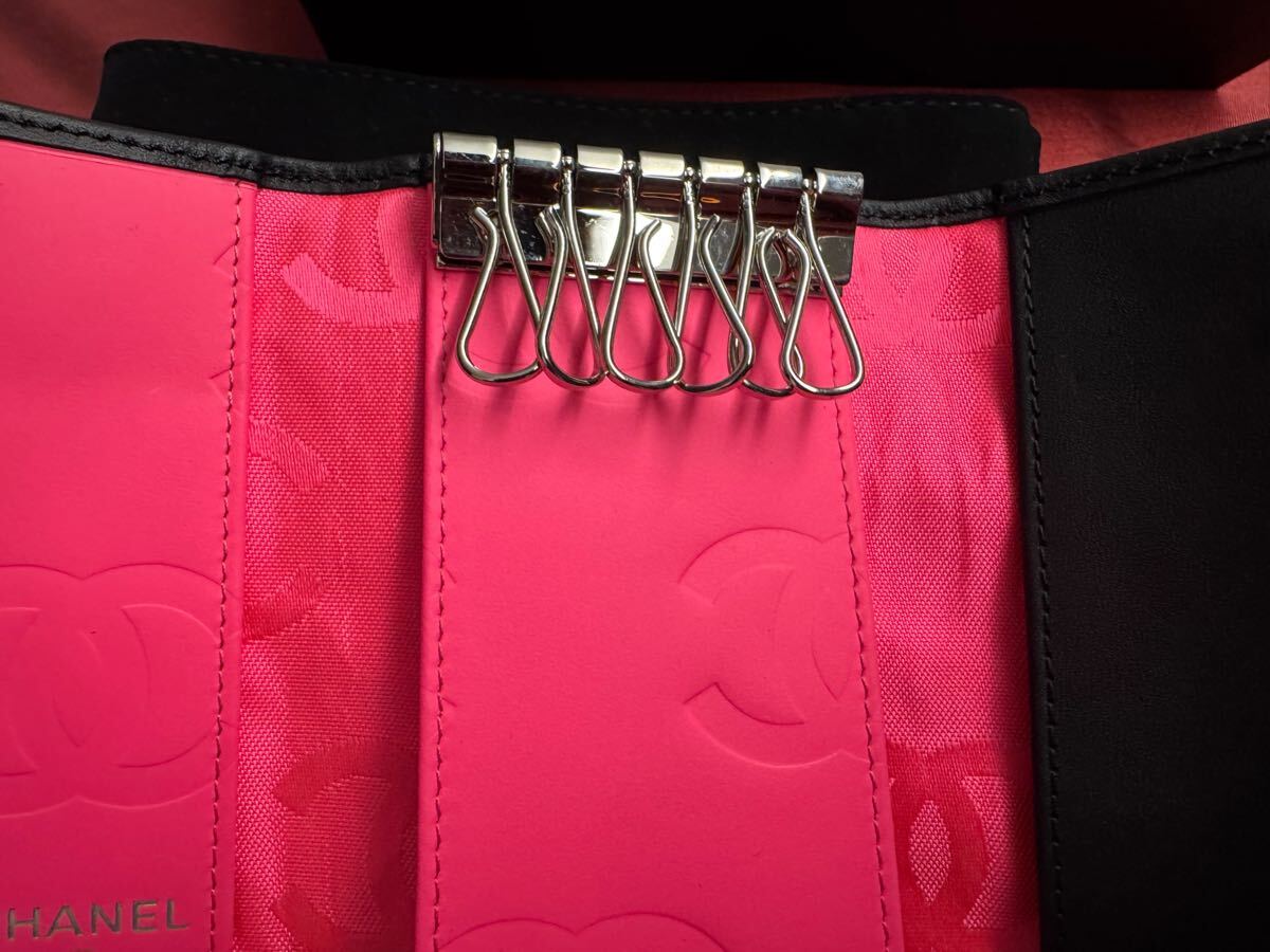 【希少】 未使用 CHANEL シャネル　カンボンライン　キーケース_画像2