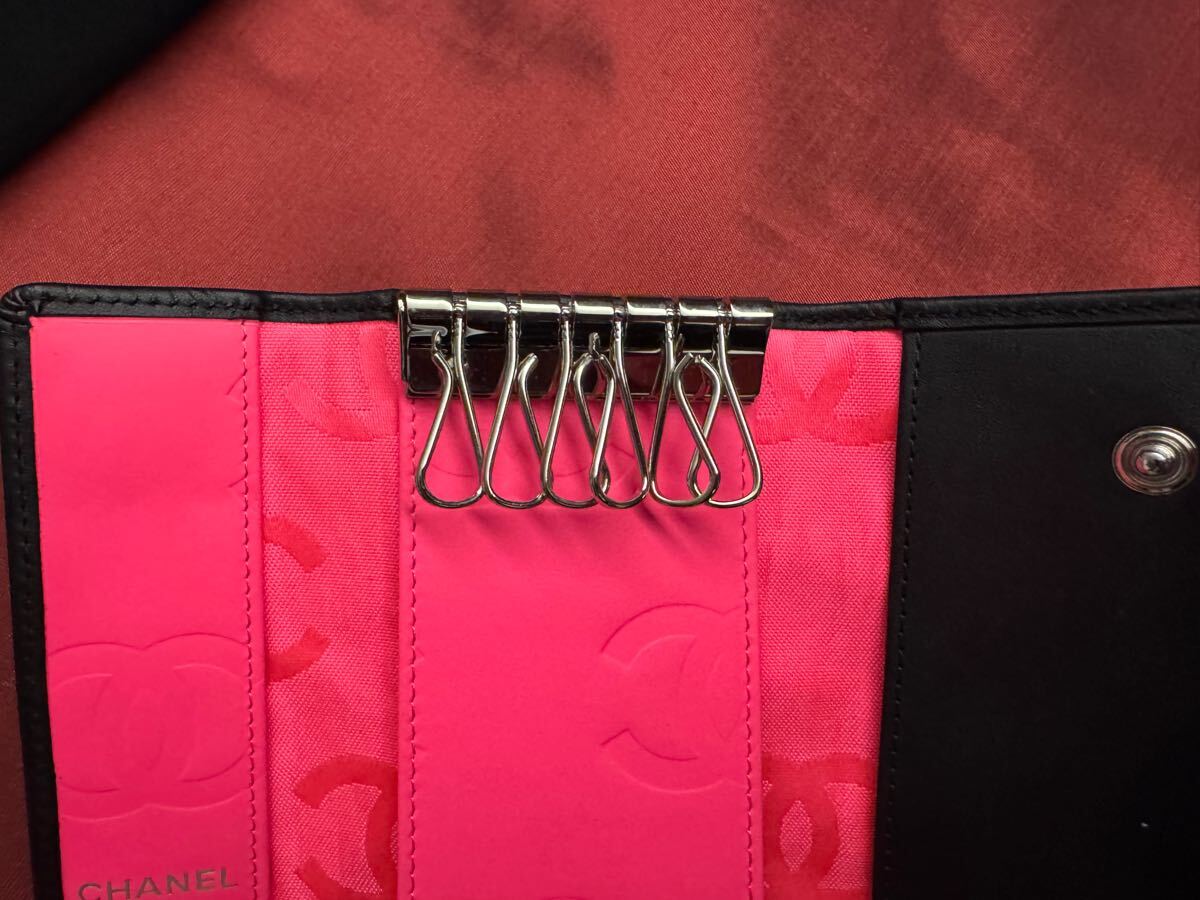 【希少】 未使用 CHANEL シャネル　カンボンライン　キーケース_画像5