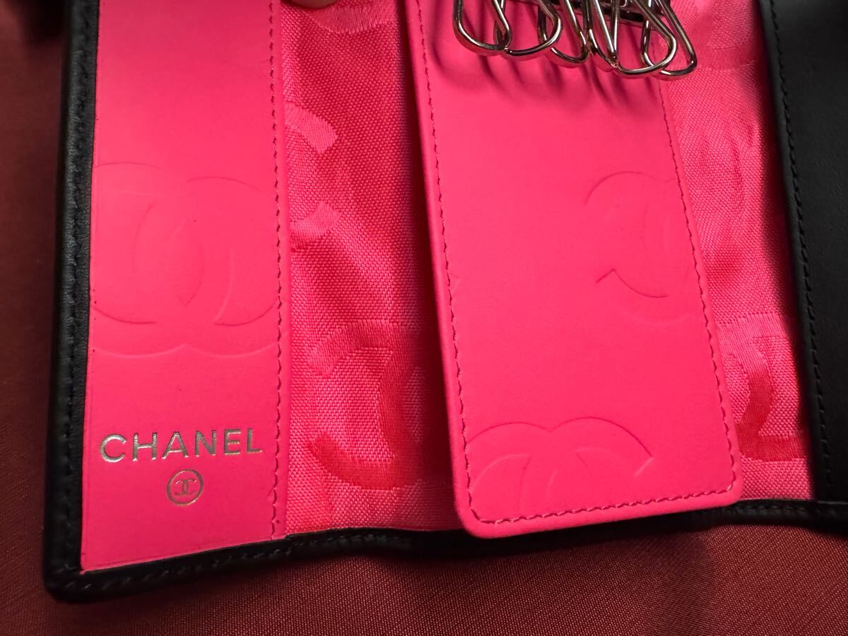 【希少】 未使用 CHANEL シャネル　カンボンライン　キーケース_画像6