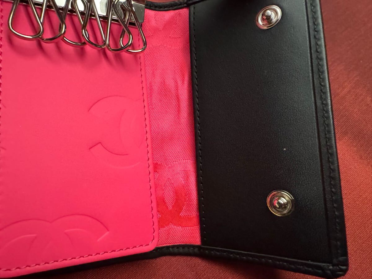 【希少】 未使用 CHANEL シャネル　カンボンライン　キーケース_画像7