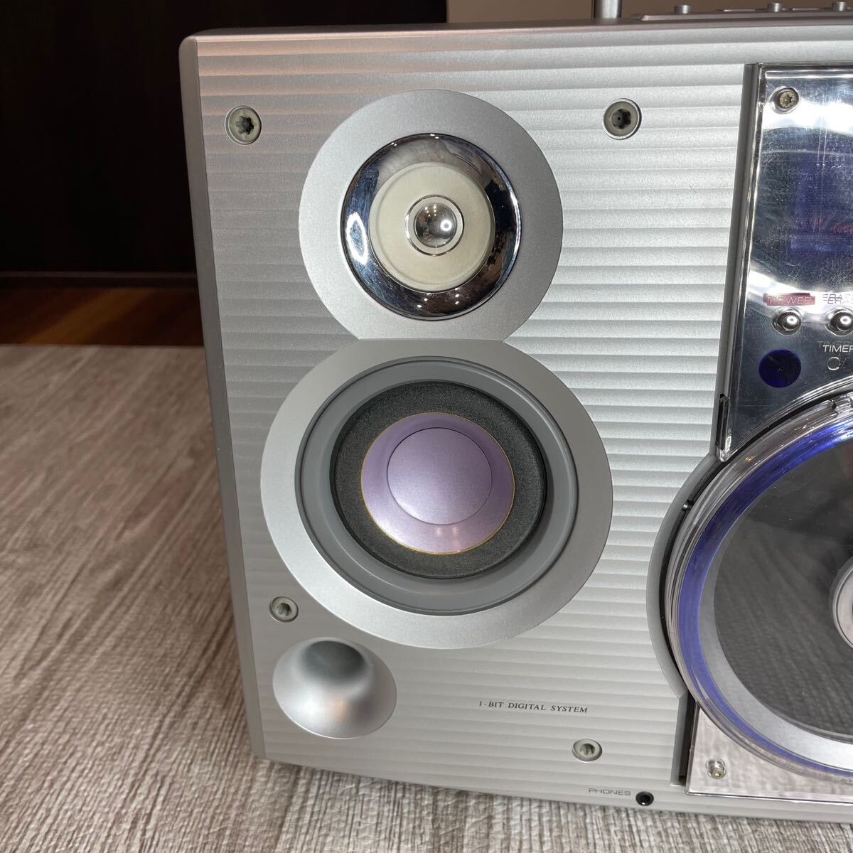 SHARP 1ビットデジタルシステム SD-FX1 CD MD ラジカセ シャープ SHARP 1ビットデジタルシステム SD-FX1 CD MD ラジカセ シャープ