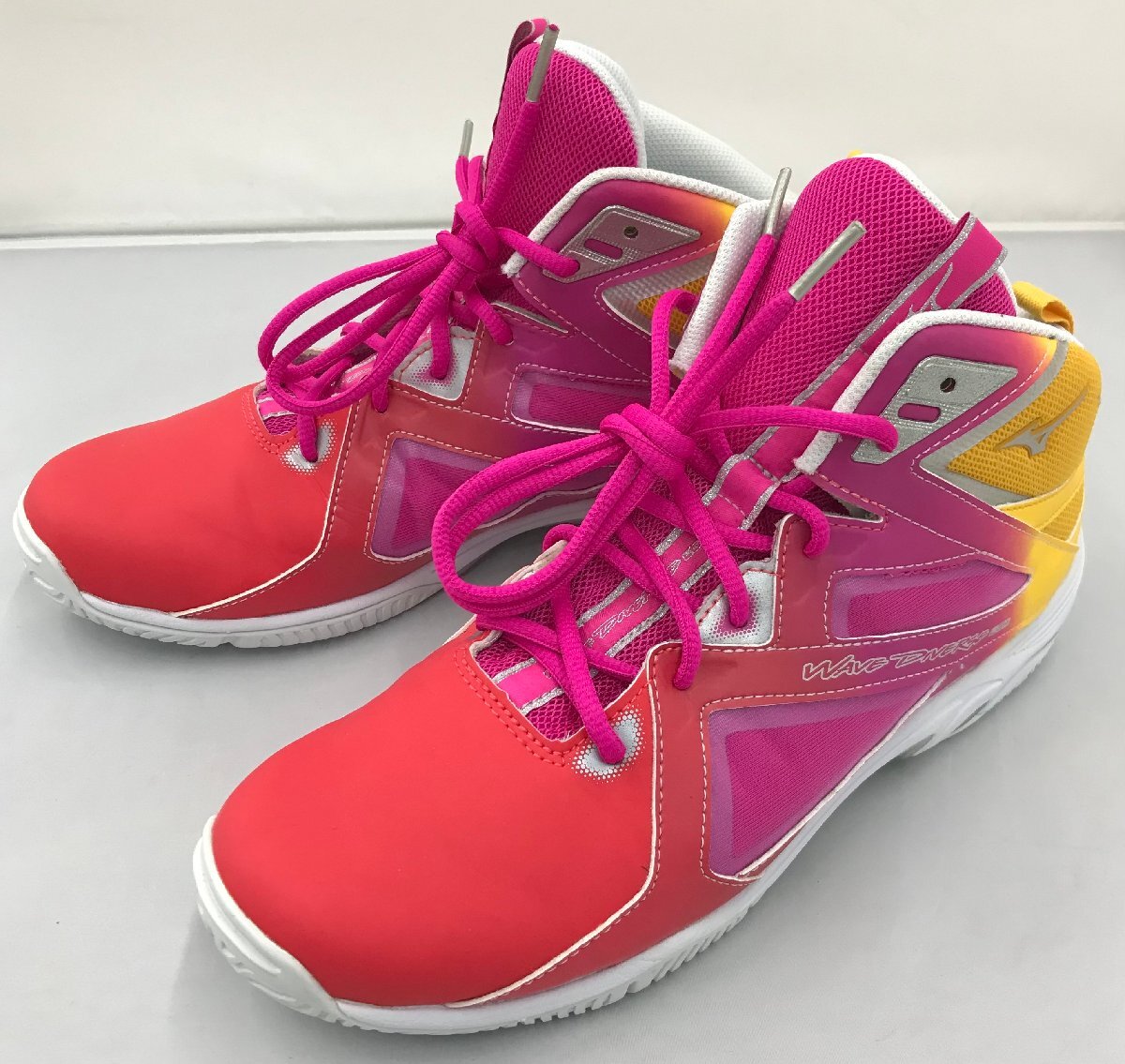 特価商品 K1GF247542 27.0cm Ltd LG4 ウエーブダイバース MIZUNO レッド (管理番号:059103) ミズノ フィットネスシューズ イエロー シルバー シューズ