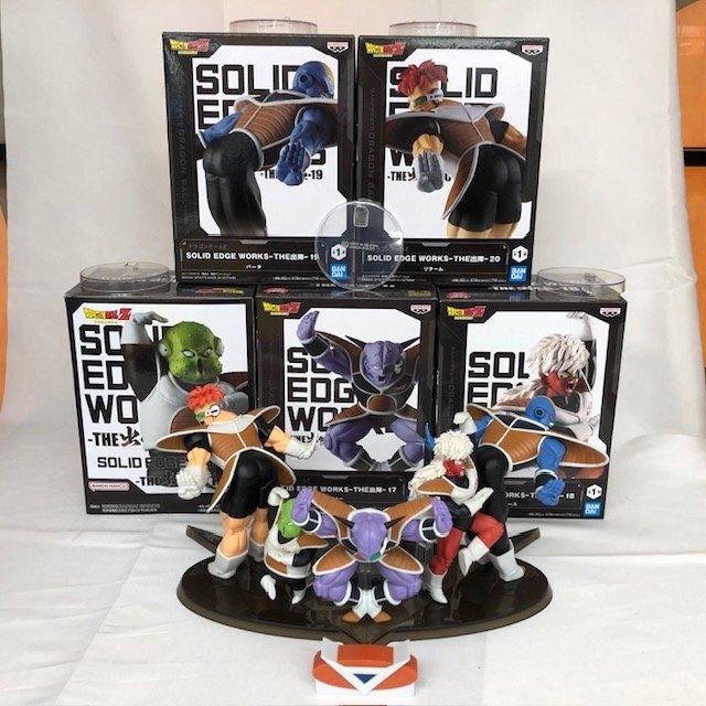 品数豊富! 【中古品B】BANDAI(バンダイ) ドラゴンボールZ ※箱付き(063111) 5個セット ギニュー特戦隊 17~21 -THE出陣- WORKS EDGE SOLID その他