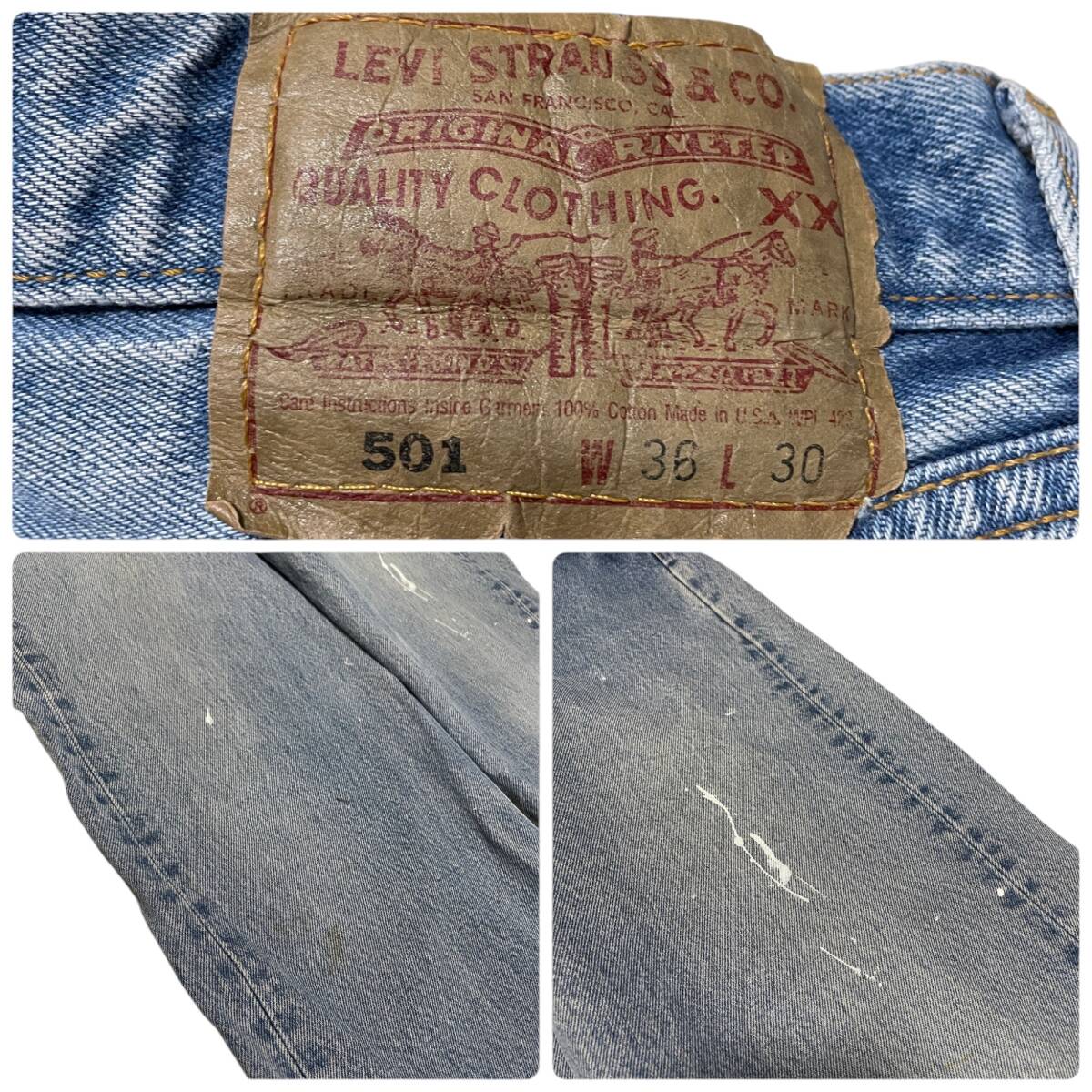 90s USA製 Levi's リーバイス 501 w36 デニム ジーンズ ジーパン 90s USA製 Levi's リーバイス 501 w36 デニム ジーンズ ジーパン