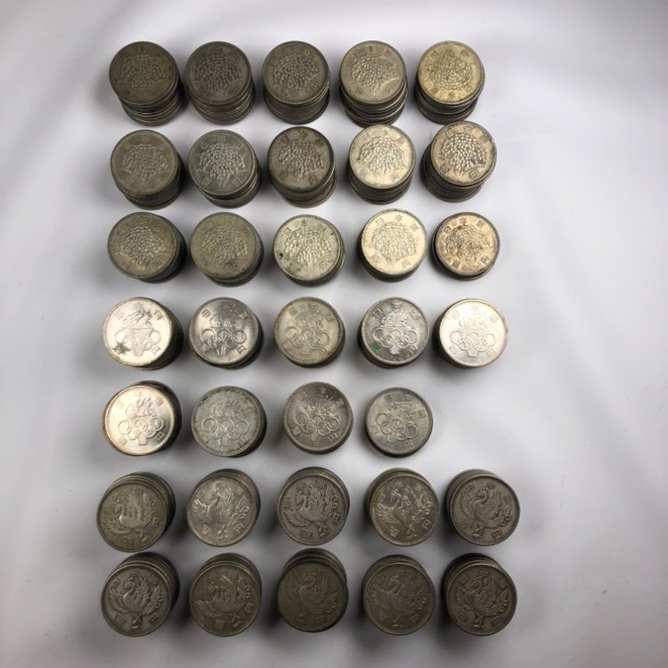 □【買取まねきや】古銭 100円銀貨 稲穂 少な 東京オリンピック □【買取まねきや】古銭 100円銀貨 稲穂 少な 東京オリンピック