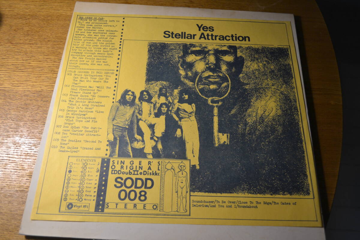 12(LP) YES Stellar Attractionb-to ноги ( море . запись )2 листов комплект 1975 год 