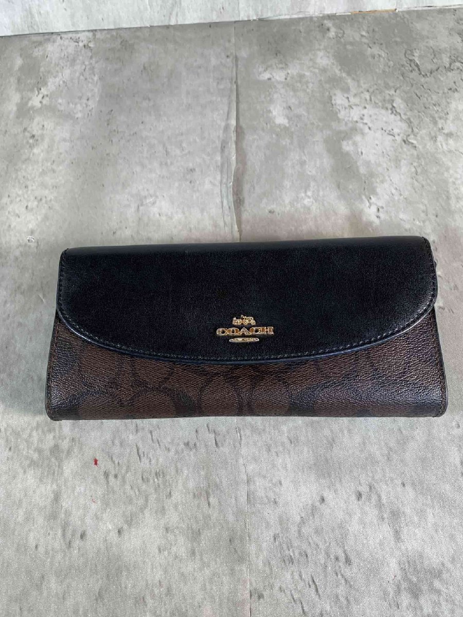 COACH 長財布 コーチ 財布 男性用 女性用【送料無料】