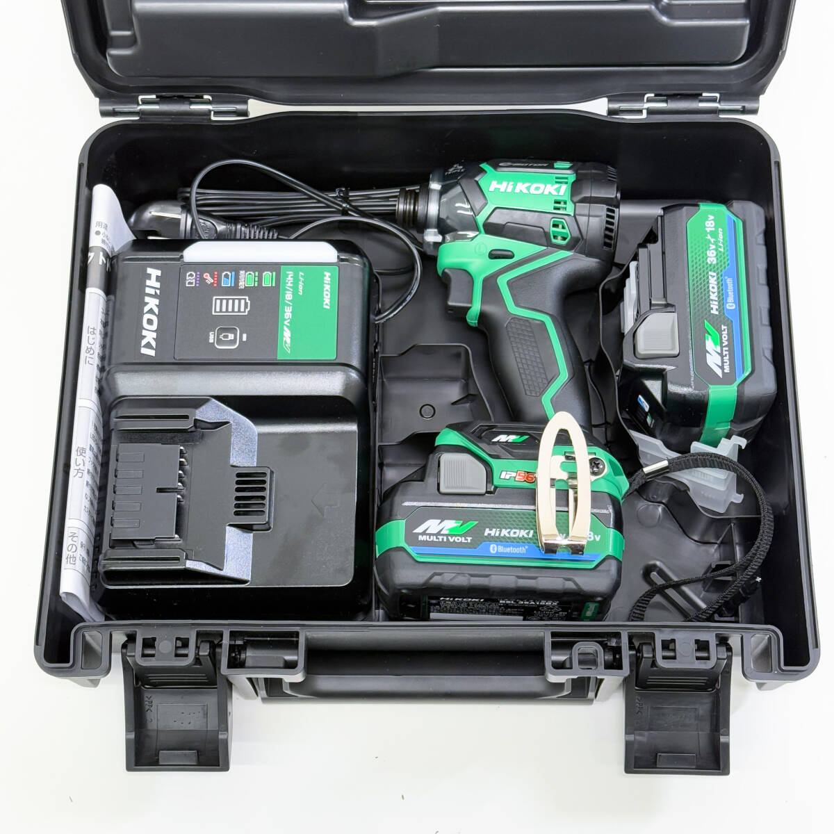 ◆ほぼ未使用◆ WH36DC 2XPSZ●ハイコーキ HiKOKI●コードレスインパクトドライバ●36V バッテリ2個 充電器 ケース / 電動工具 DIY