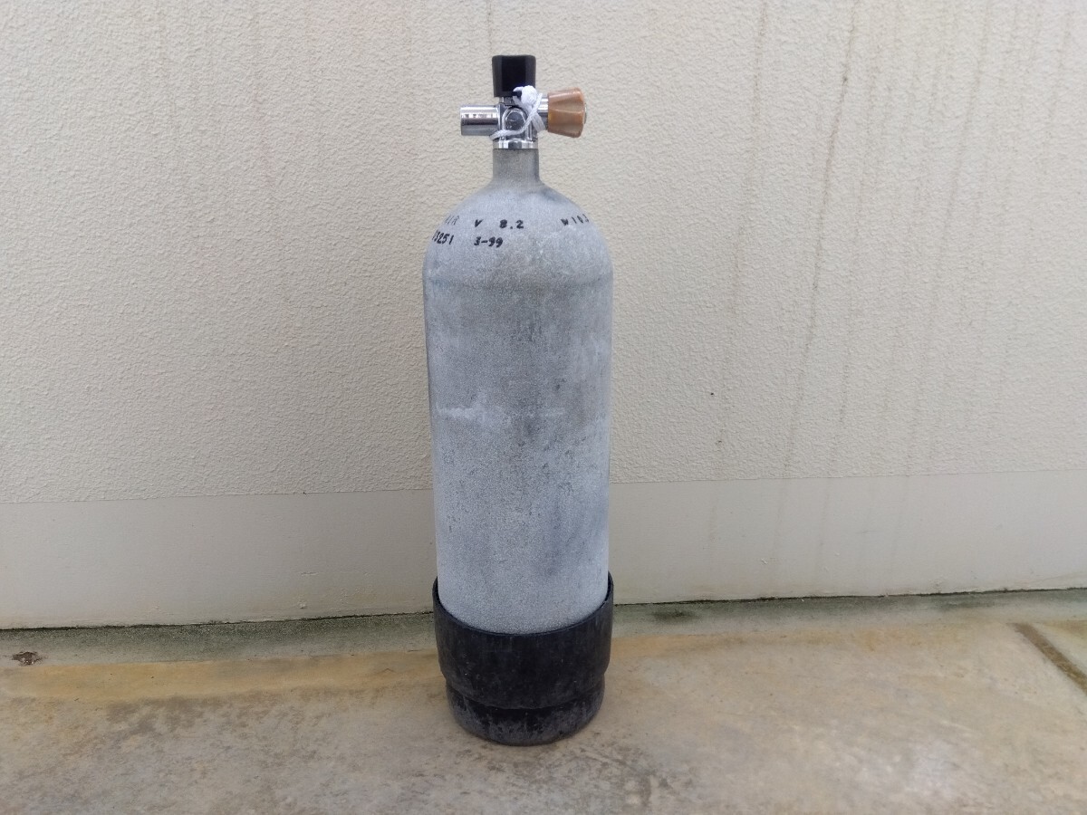 スチールタンク 8L 1本 ダイビング タンク 検査付 送料込 2