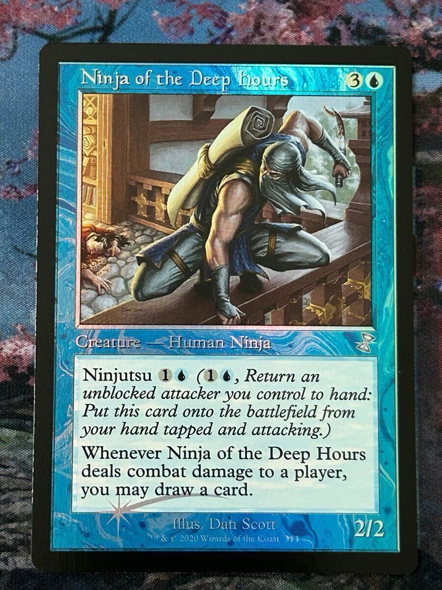 【MTG英語FOIL】深き刻の忍者/Ninja of the Deep Hours【TSR旧枠】