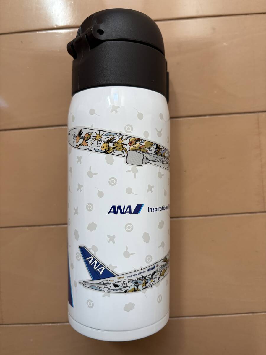 希少品)ANA 国際線機内販売限定 ステンレスボトル ピカチュウ 希少品)ANA 国際線機内販売限定 ステンレスボトル ピカチュウ