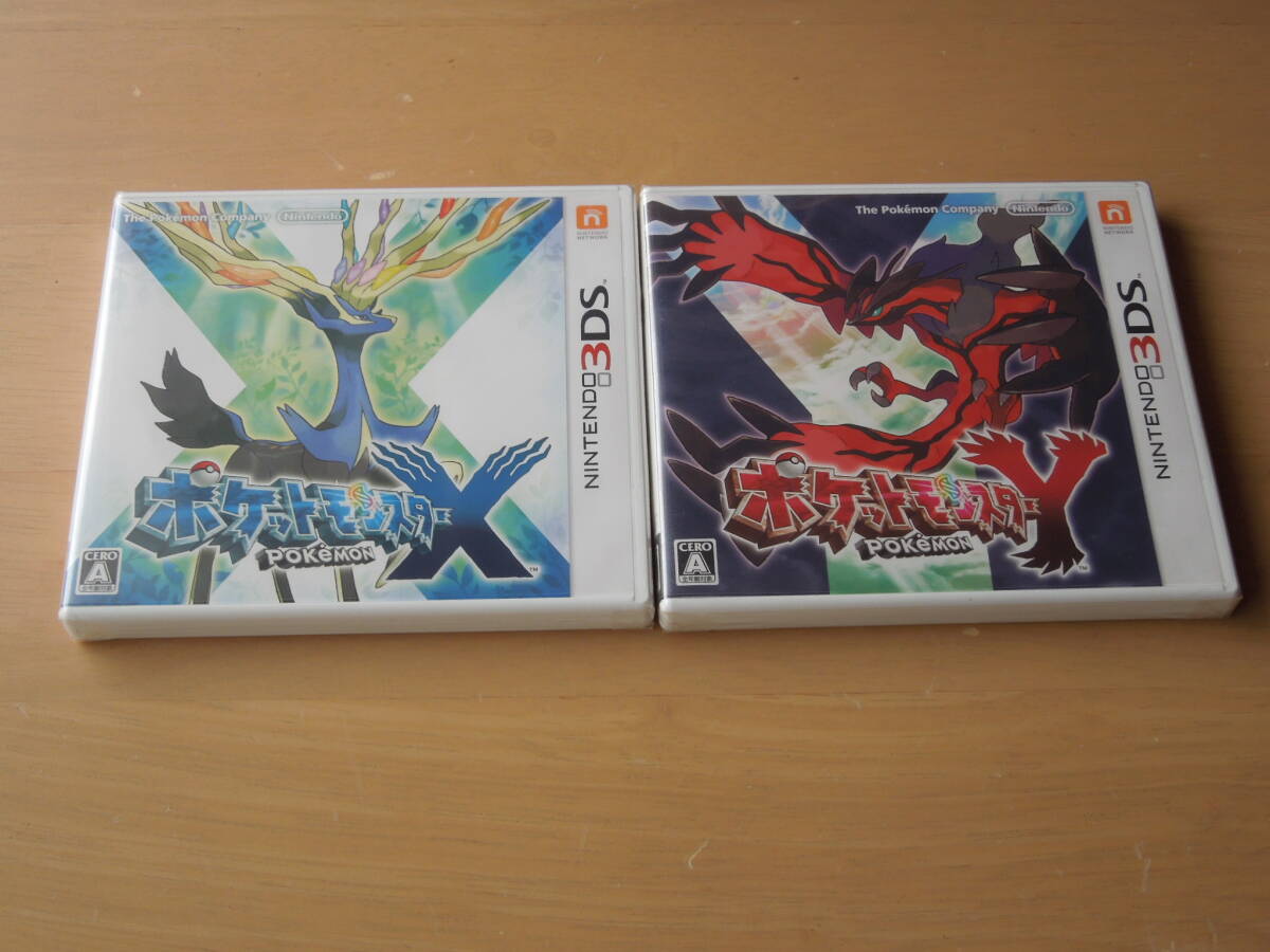 新品未開封●3DS ポケットモンスター X+Y 2本セット●ポケモン