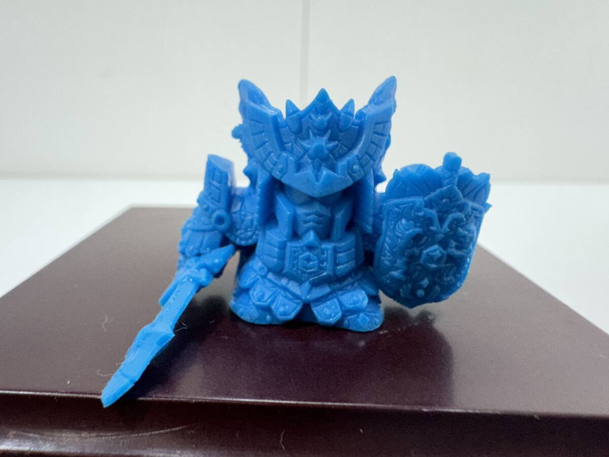 ネコポス 「キングガンダムⅡ世 青色 ②」 ガン消し ガシャポン ガンダム 頑駄無 SD 武者 おもちゃ 子供 玩具 当時物 パーツ