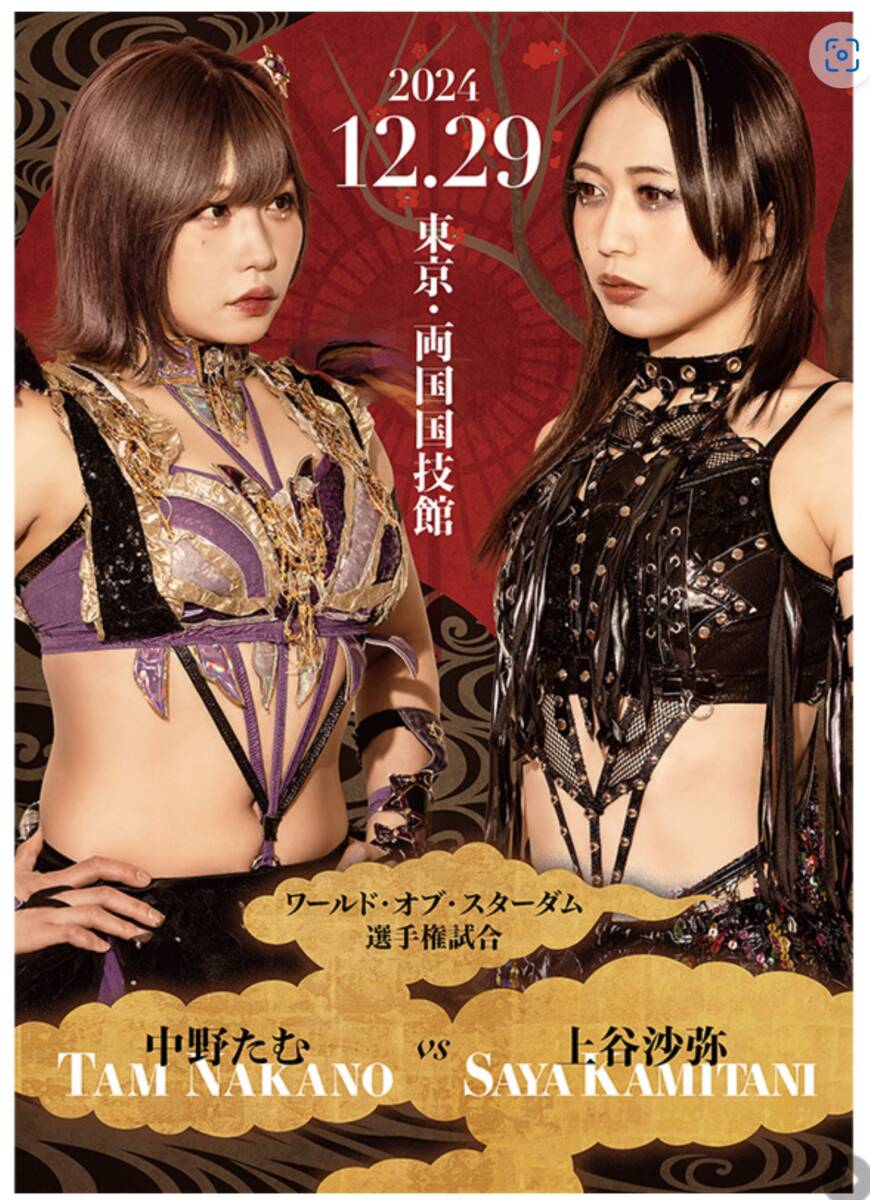 スターダム B2サイズポスター 中野たむ 上谷沙弥 STARDOM(格闘技 スターダム B2サイズポスター 中野たむ 上谷沙弥 STARDOM(格闘技