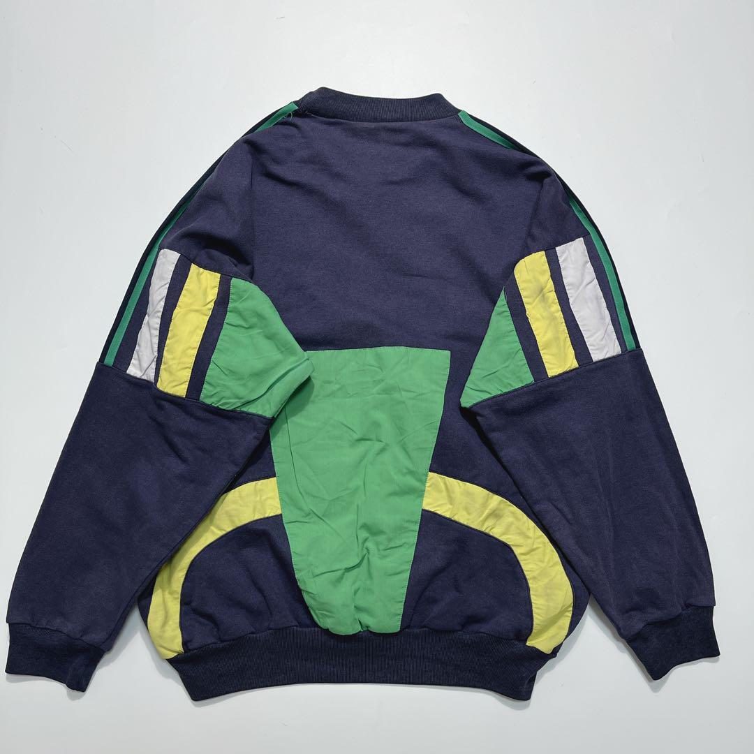 80's adidas アディダス スウェット トレーナー L相当 ナス紺 80's adidas アディダス スウェット トレーナー L相当 ナス紺