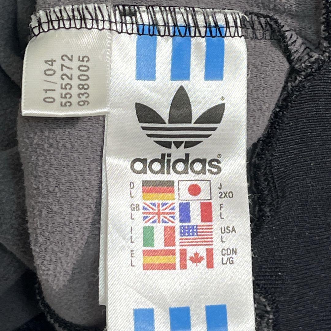 00's adidas アディダス トラックジャケット ジャージ L 黒 00's adidas アディダス トラックジャケット ジャージ L 黒