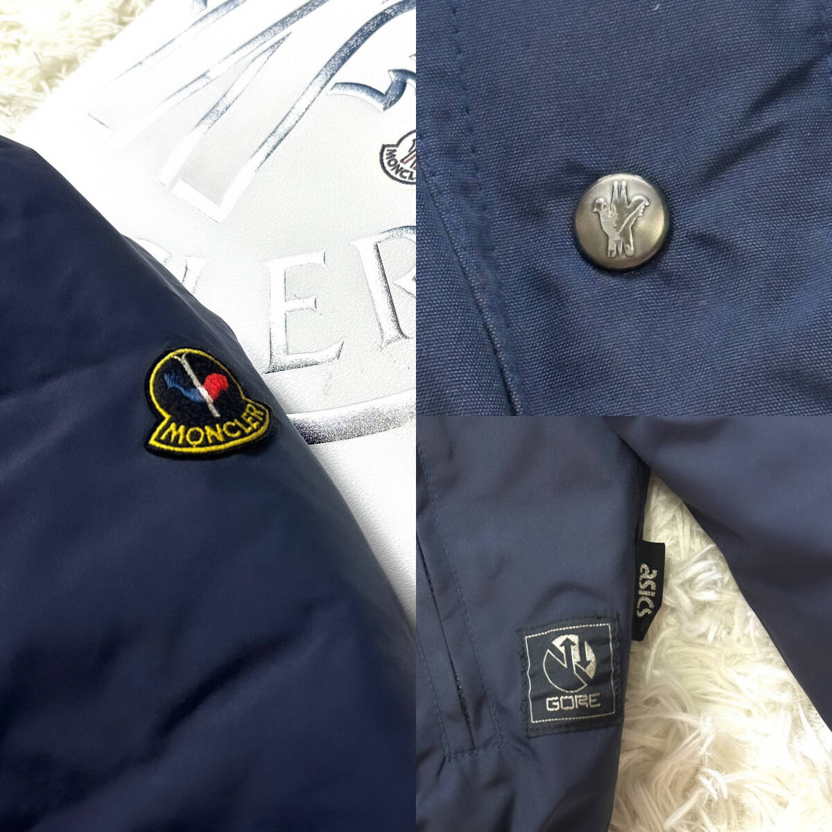 未使用級GORETEX!MONCLER asiccsダウンジャケット ゴアテックス 未使用級GORETEX!MONCLER asiccsダウンジャケット ゴアテックス