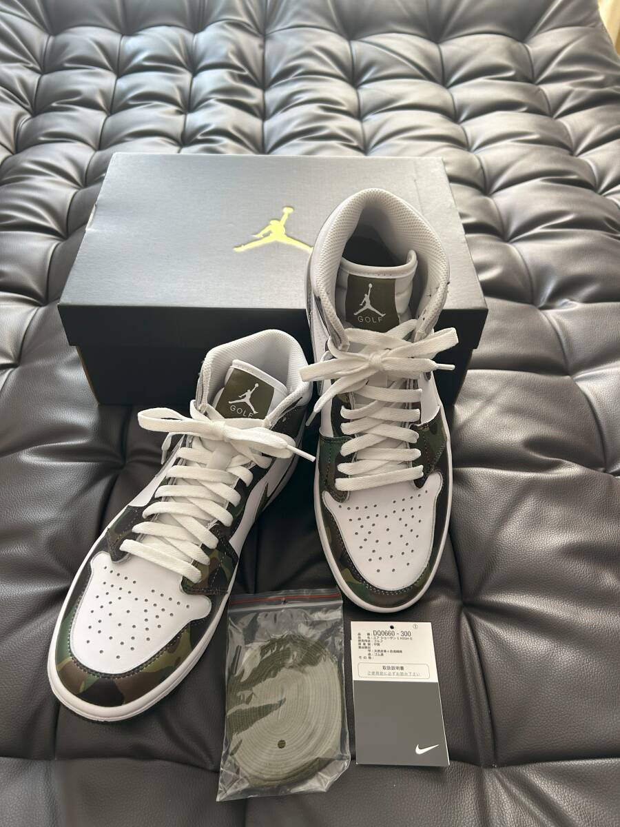Nike Air Jordan 1 High Golf 　Camo/White　26.5cm DQ0660-300