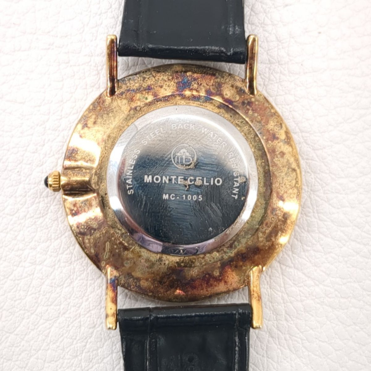＼半額SALE／ 腕時計 MONTE CELIO 24金 インゴット サファイア( まとめて2台) 時計