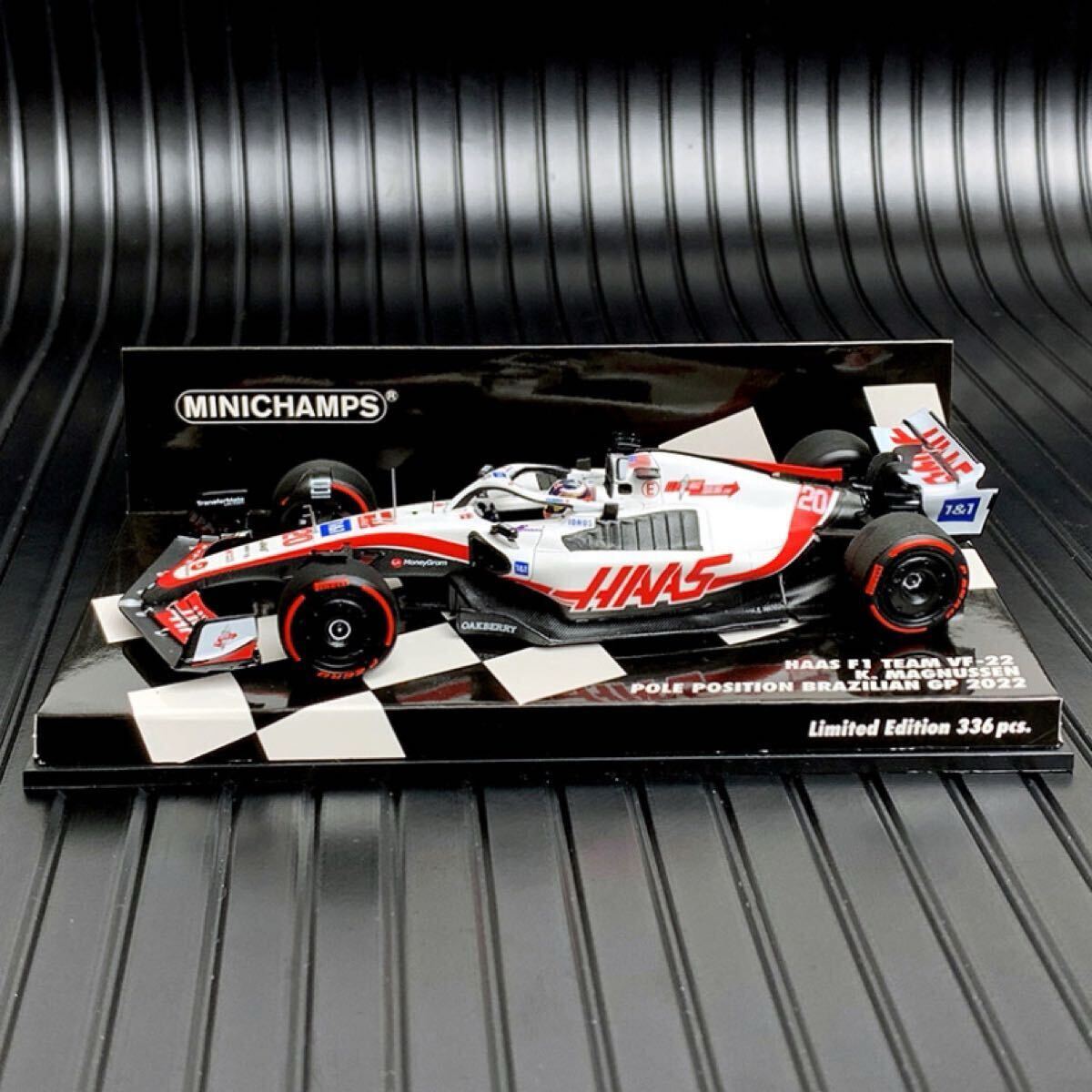 ミニチャンプス 1/43 ハース F1 TEAM VF-22 2022 ブラジルGP ミニチャンプス 1/43 ハース F1 TEAM VF-22 2022 ブラジルGP