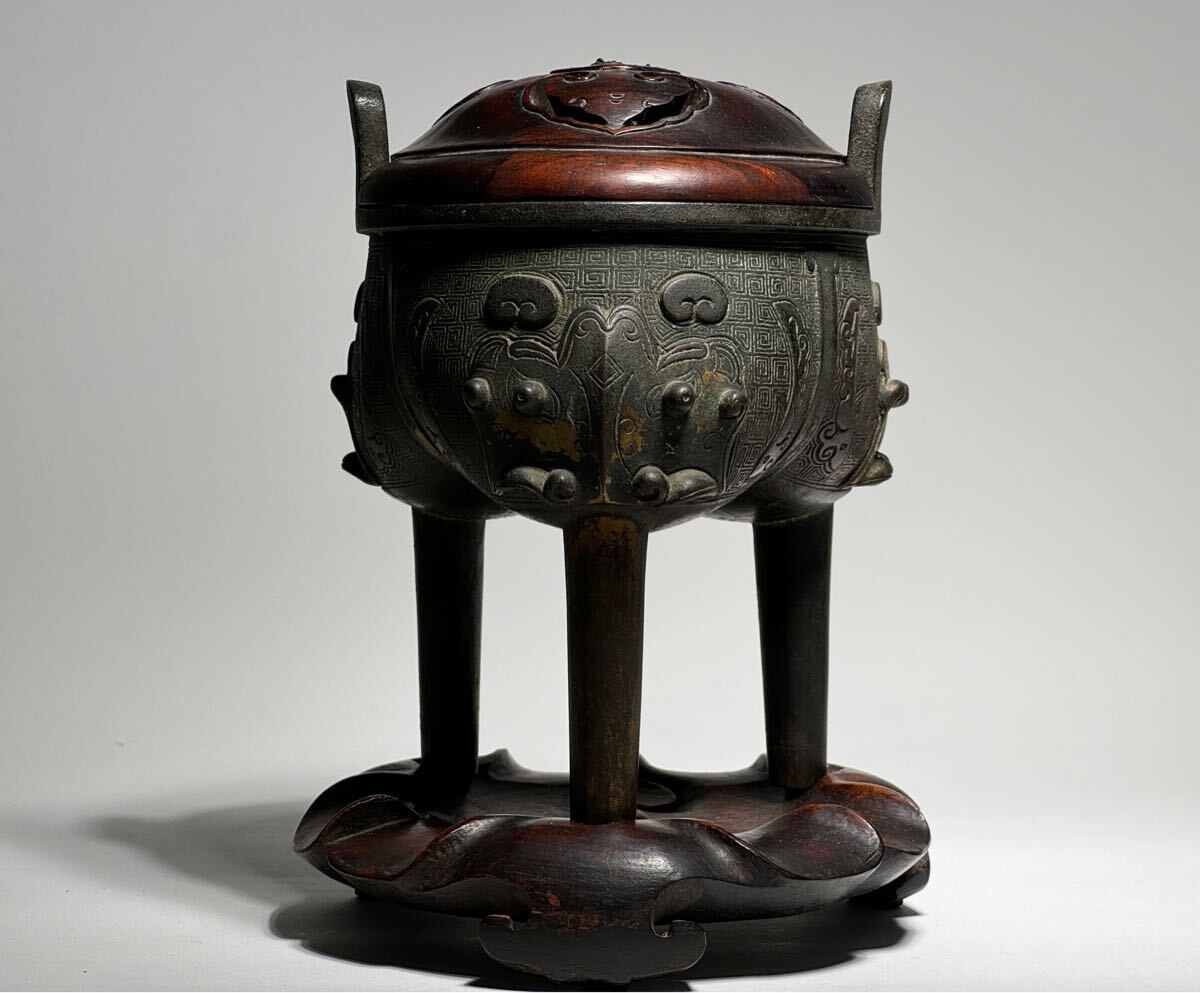 ホット商品 C+DS6481「東洋美術」人間国宝 中国骨董 銅製品【純銅手作り高 その他